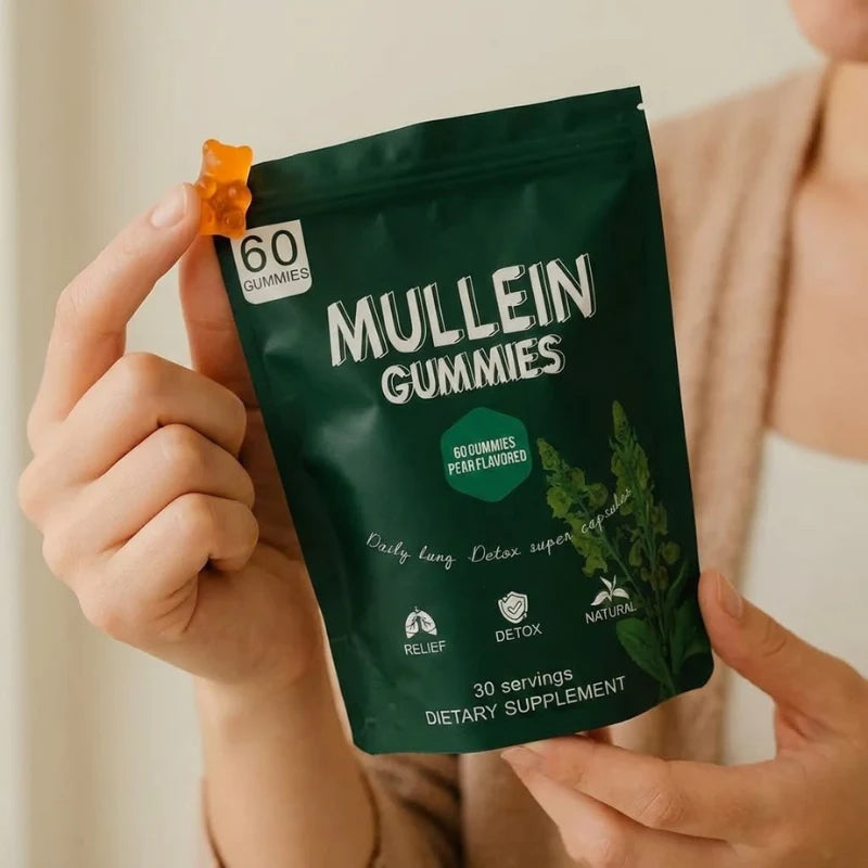 Mullein Gummies: Natural Mucus Relief & Respiratory Support