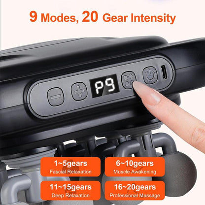 All-in-One Body Massager – 16 Heads for Neck, Shoulder, Back