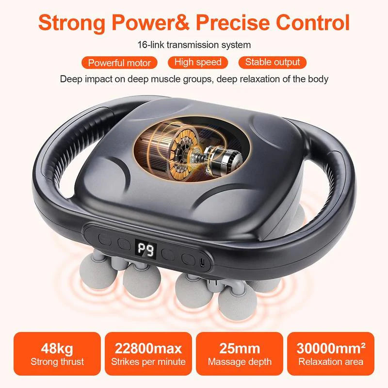 All-in-One Body Massager – 16 Heads for Neck, Shoulder, Back