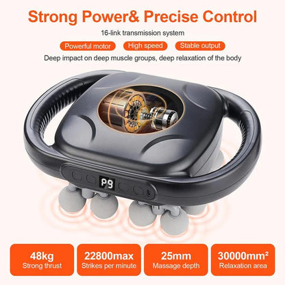 All-in-One Body Massager – 16 Heads for Neck, Shoulder, Back