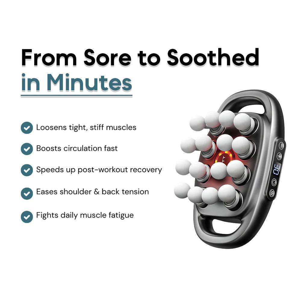 16-Head Deep Tissue Massage Gun