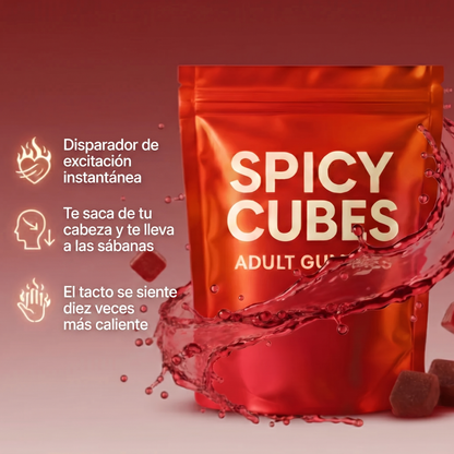 Spicy Cubes - Voksen-vingummier