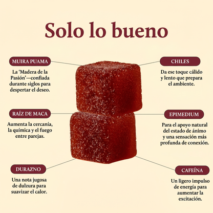 Spicy Cubes - Voksen-vingummier