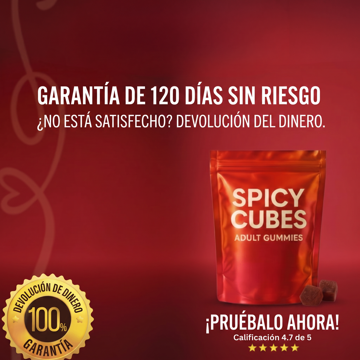 Spicy Cubes - Voksen-vingummier