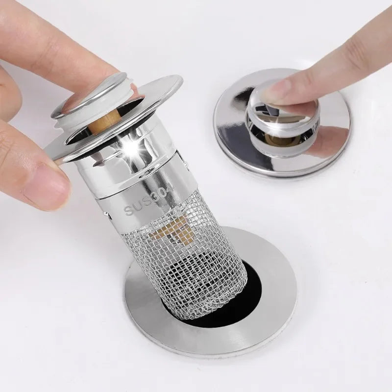 Stainless Pop-Up Drain Filter