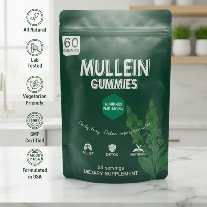 Mullein Gummies: Natural Mucus Relief & Respiratory Support