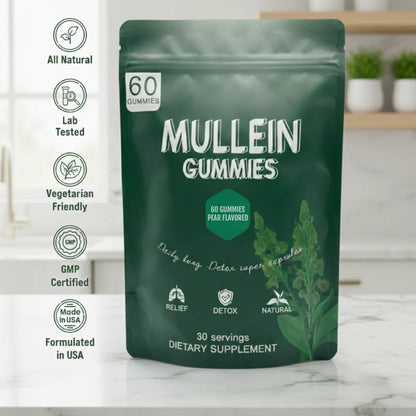 Mullein Gummies: Natural Mucus Relief & Respiratory Support